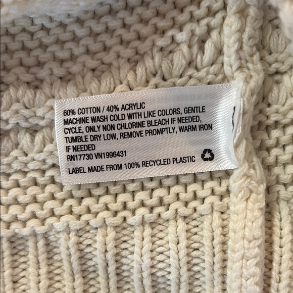 Universal Thread Cream Textured Sweater - Picture 4 of 6